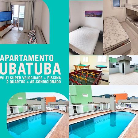 Apartamento Ubatuba Itagua - Ar - Wifi Экстерьер фото