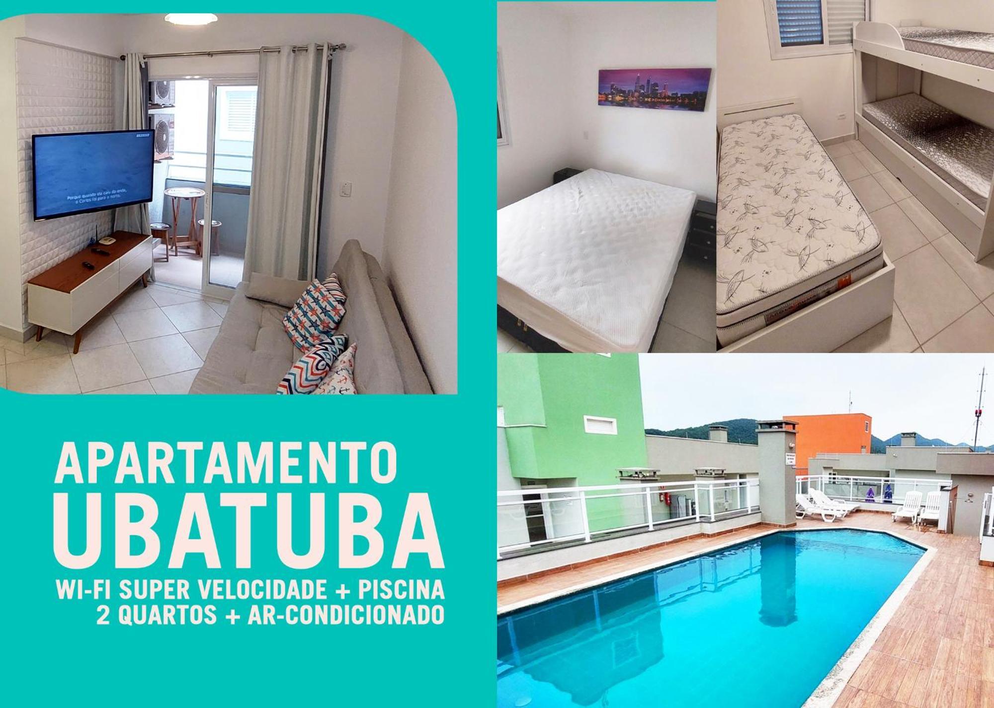 Apartamento Ubatuba Itagua - Ar - Wifi Экстерьер фото
