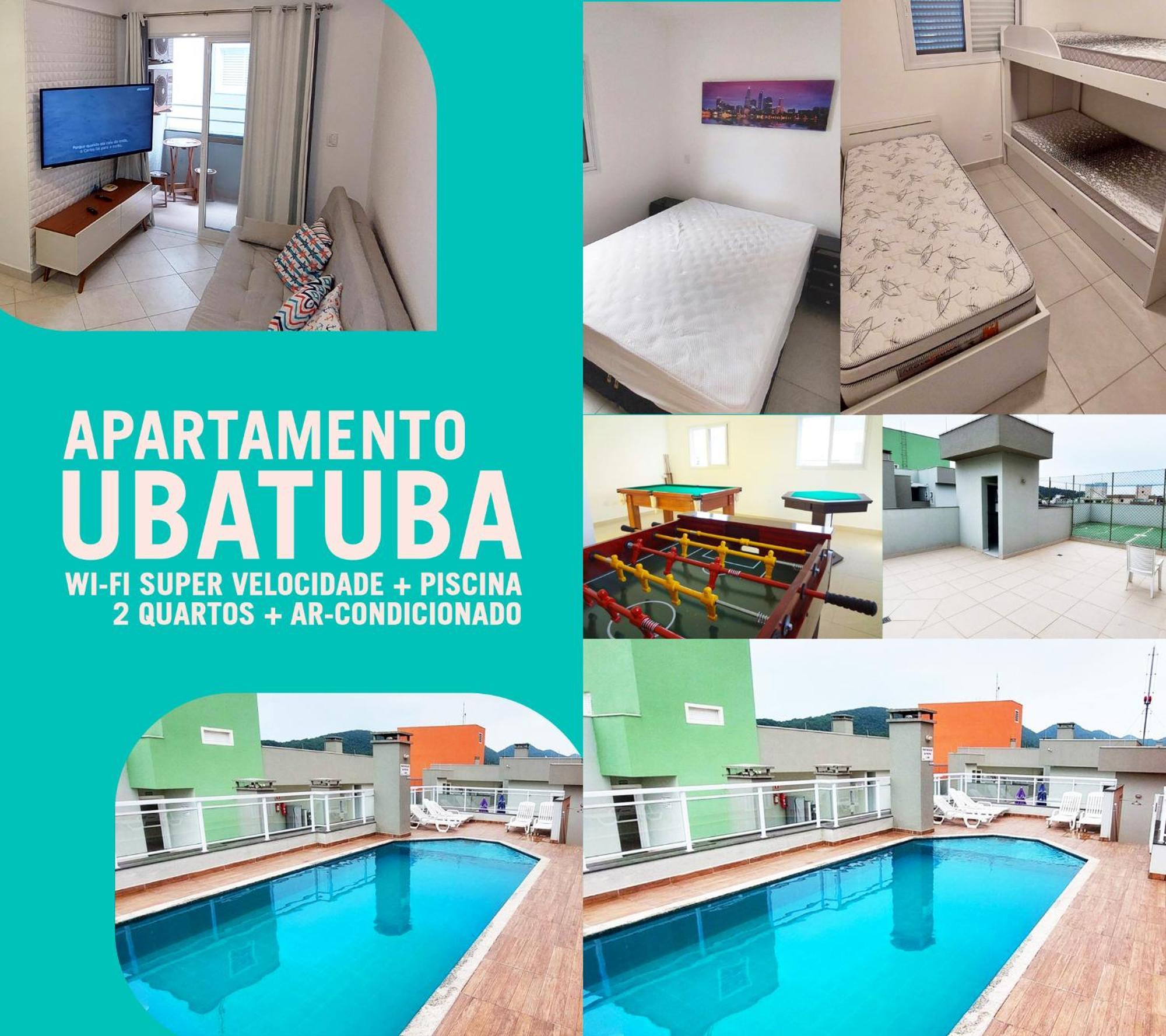 Apartamento Ubatuba Itagua - Ar - Wifi Экстерьер фото